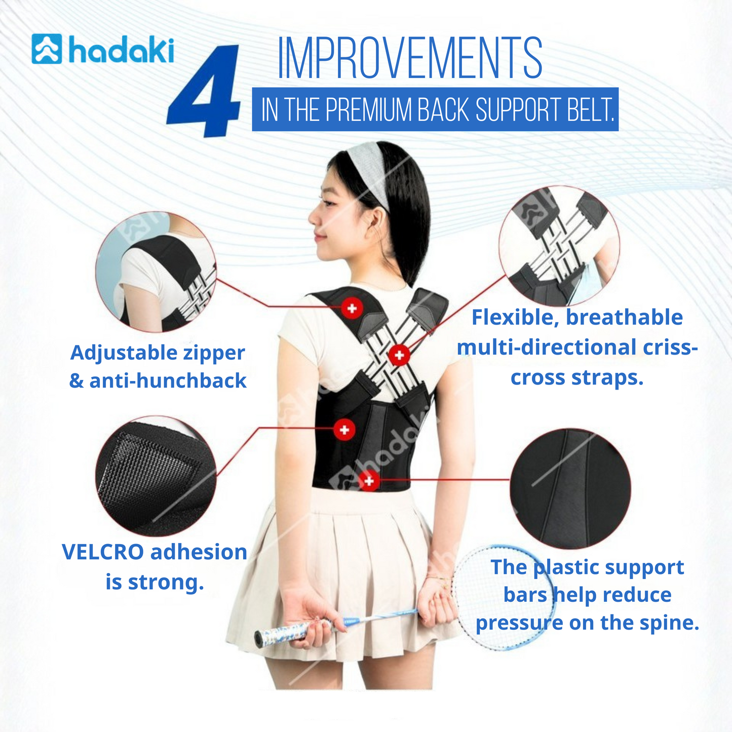HADAKI™ Posture Support Belt