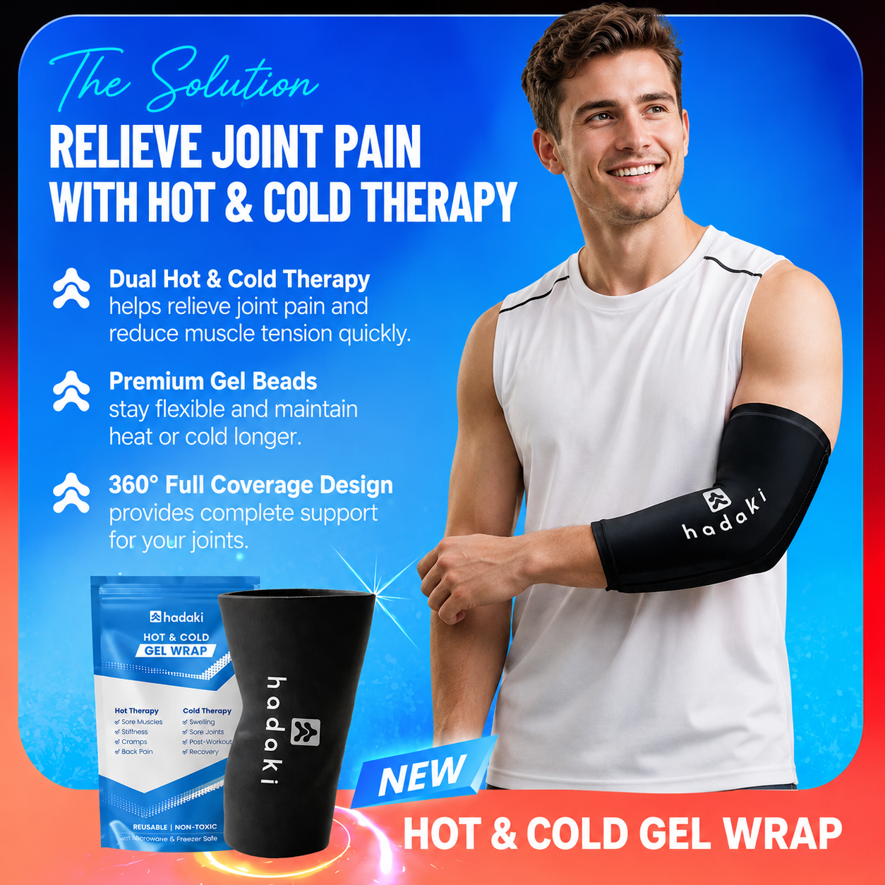 HADAKI™ Hot & Cold Compression Wrap