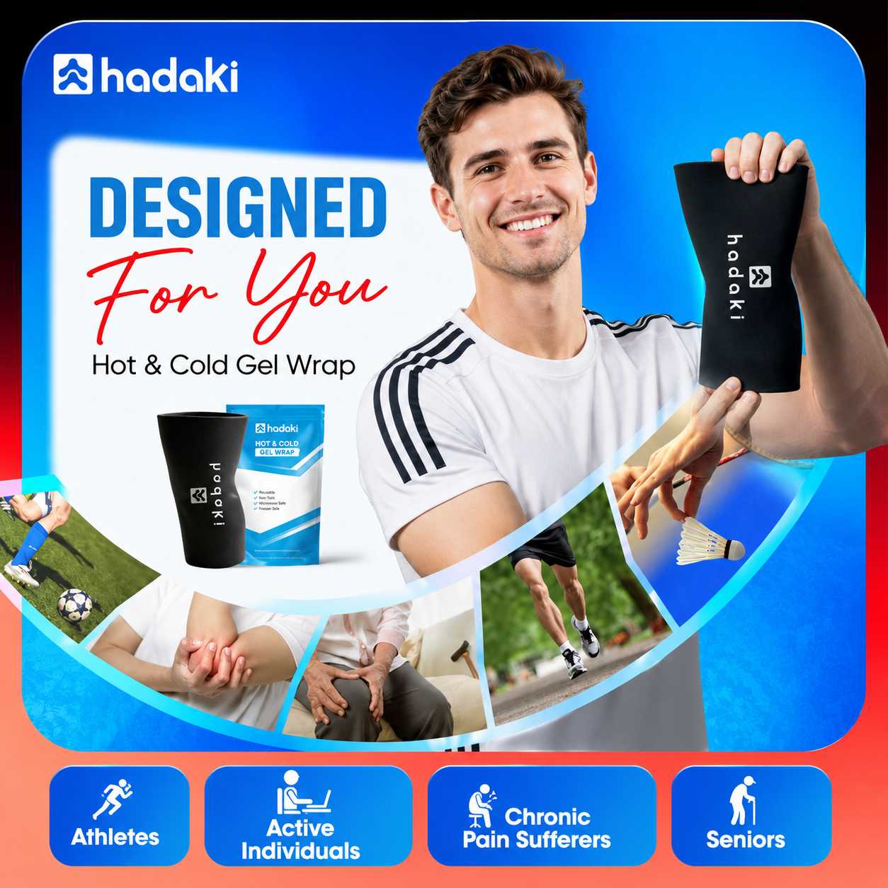 HADAKI™ Hot & Cold Compression Wrap